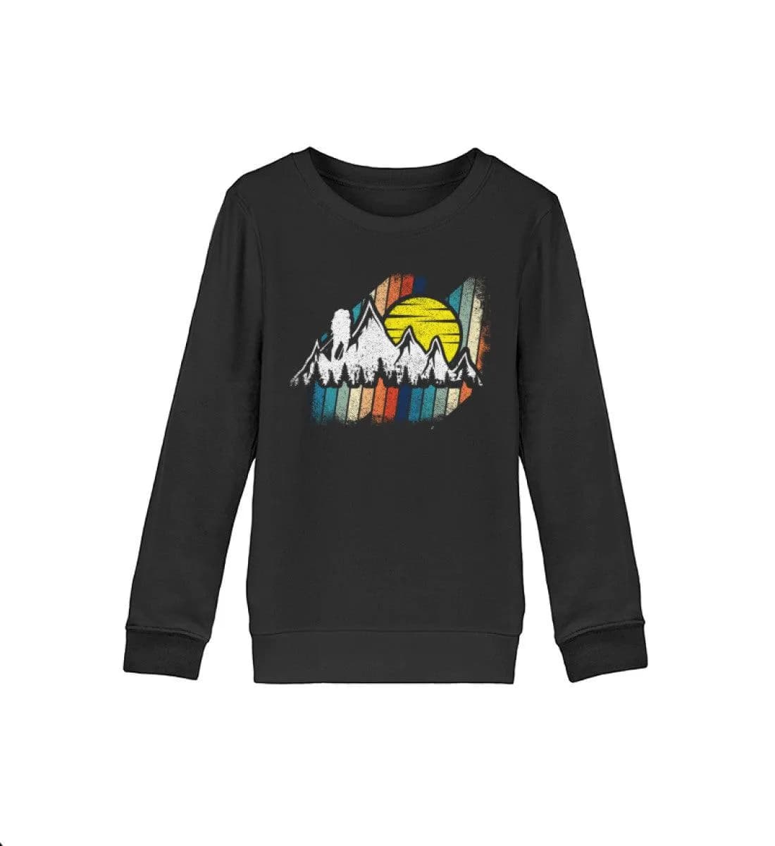 Berge mit Sonne - Kinder Bio Sweatshirt