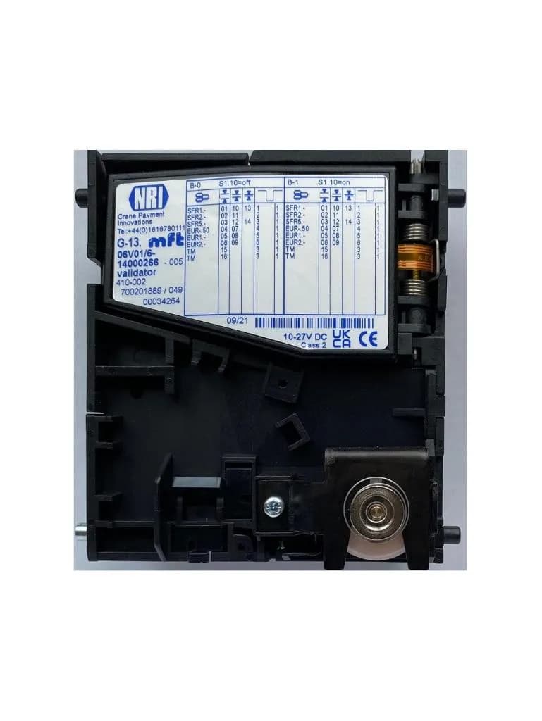 Art.  E.NRI-G13G   Elektronischer Münzprüfer NRI G-13 MTF-NEU-für Löwen Dart HB8