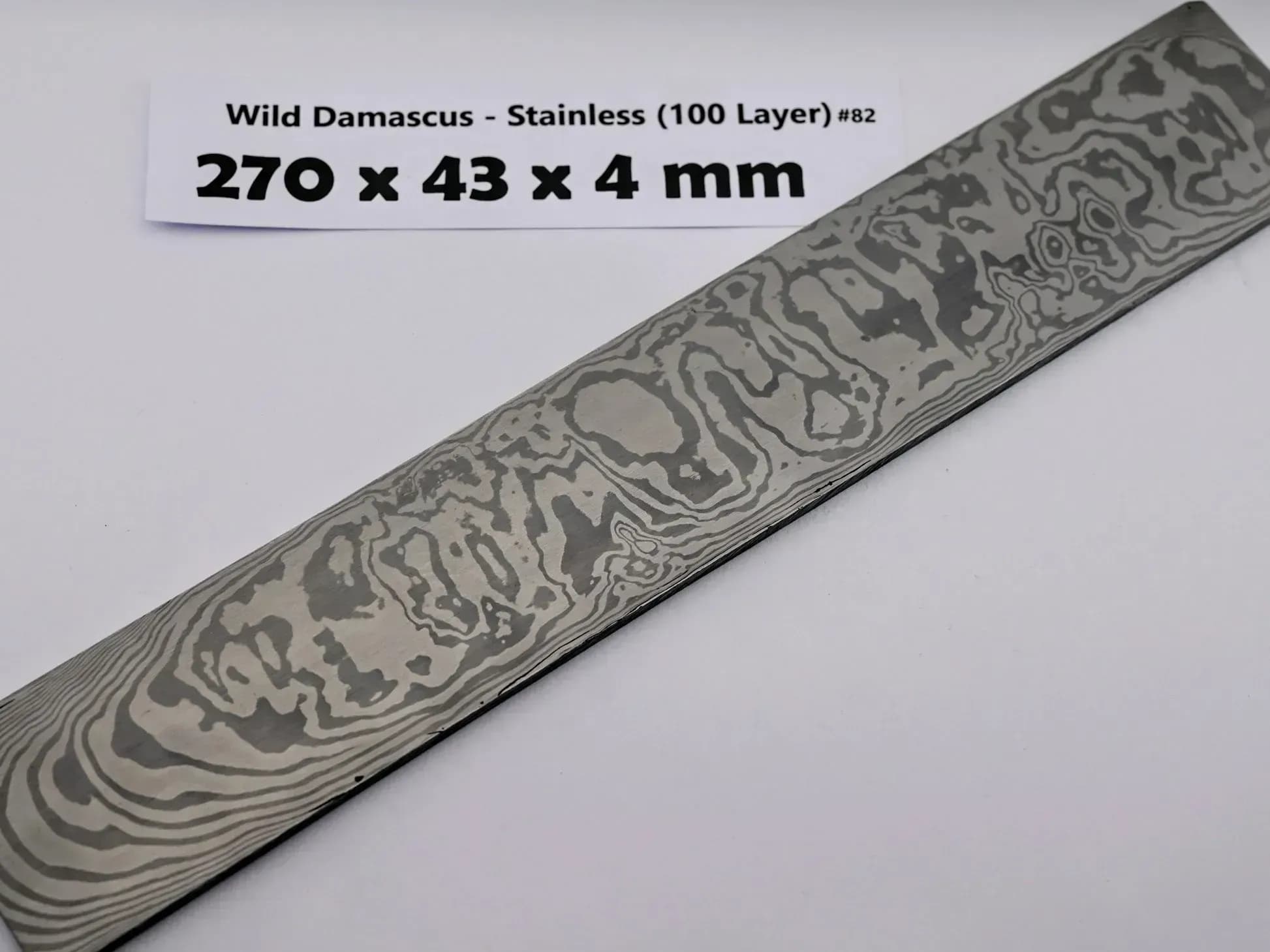 Paschinger Messer Wilder Damast - Rostfrei (100 Lagen) - 4 mm