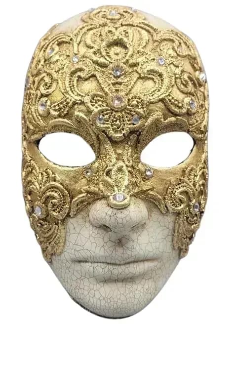 Venezianische Maske aus dem Film Eyes wide shut mit Tom Cruise und Nicole Kidman (Handmade) Filmrequisite Maske