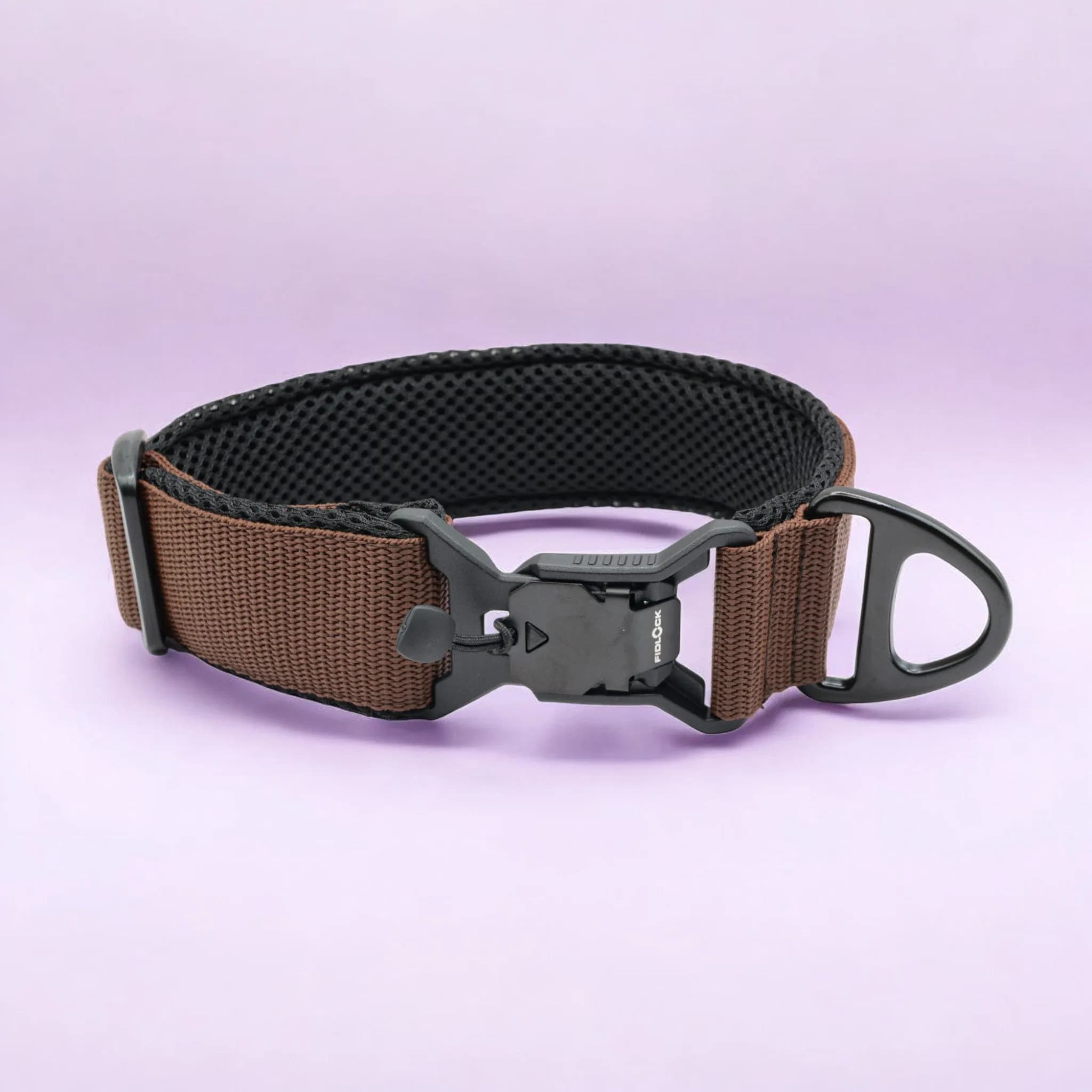 Besticktes Hundehalsband FIDLOCK® Magnetverschluss