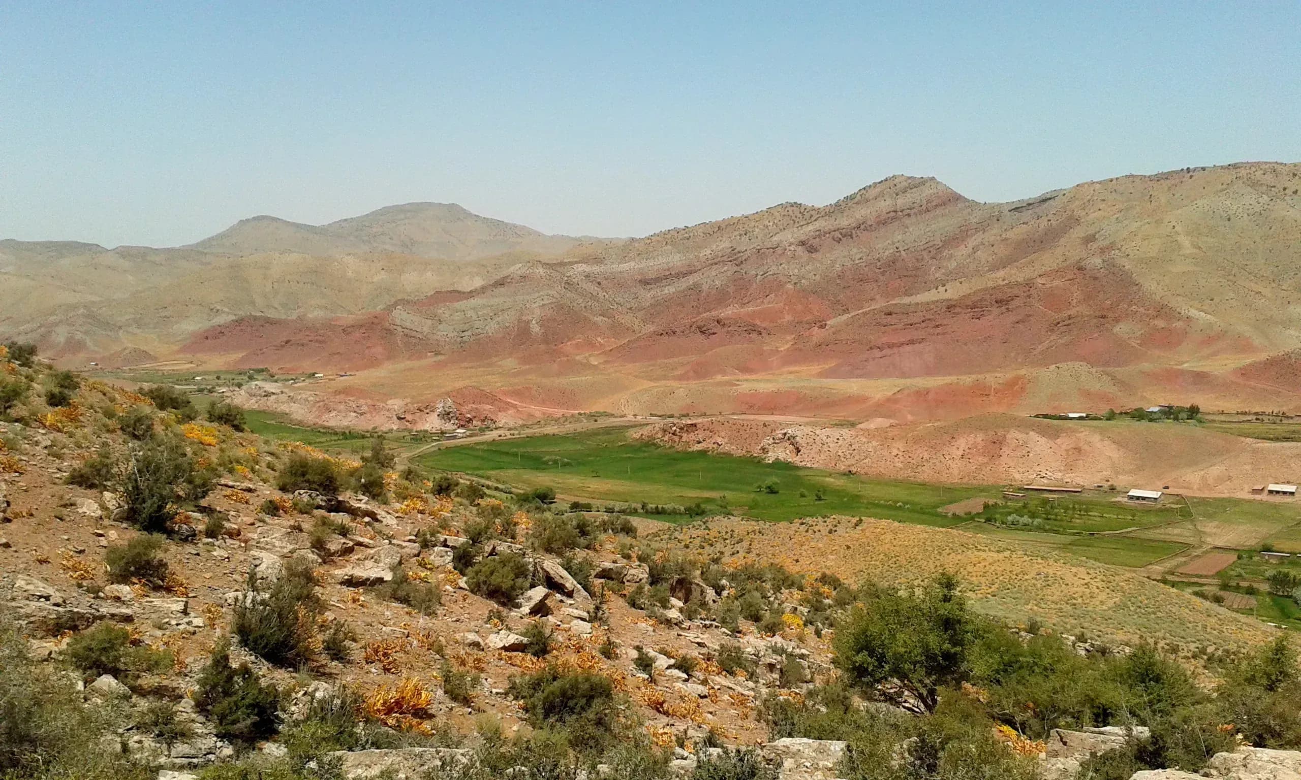 Dinosaurierspuren in Turkmenistan