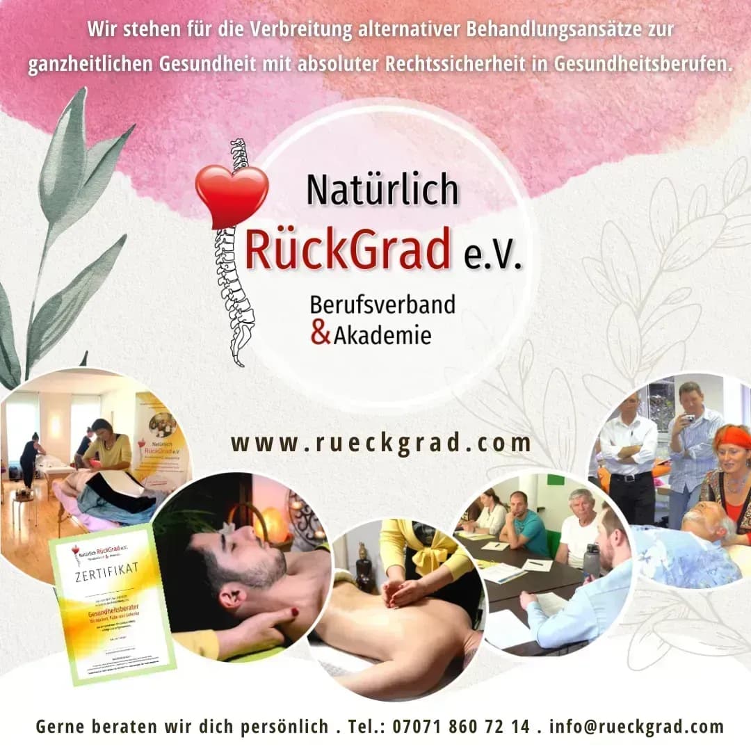 Gesundheitsberater-Gesundheitspraktiker Kirchheim unter Teck - Rücken- Seminar-Ausbildung Esslingen- Stuttgart 