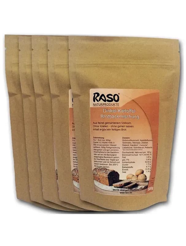 RASO Dinkel-Kartoffel-Brotbackmischung - Aktion