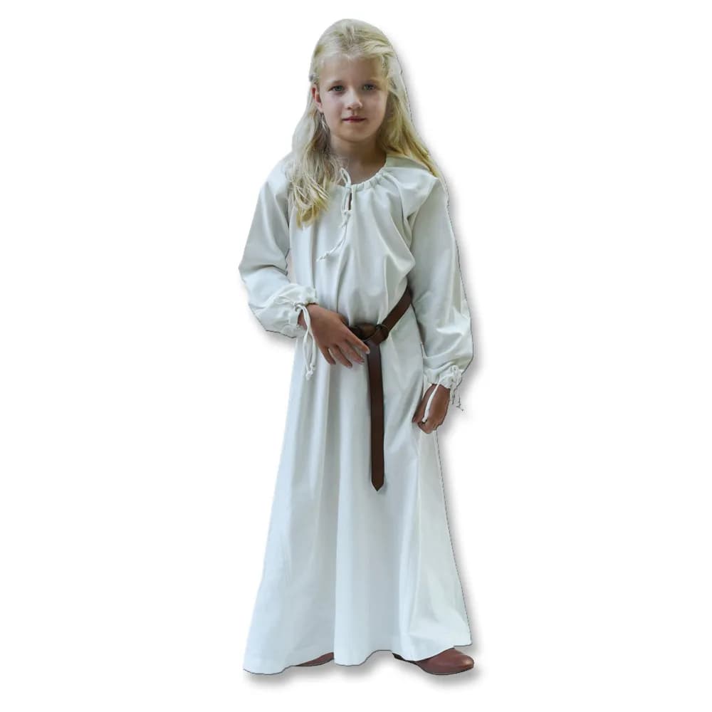Kinder Mittelalterkleid Ana, natur in 128