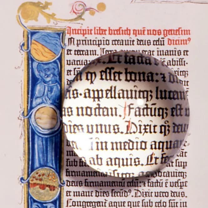 Lesestein – Erste historische Sehhilfe, 11. Jahrhundert, in 3 Glasvarianten