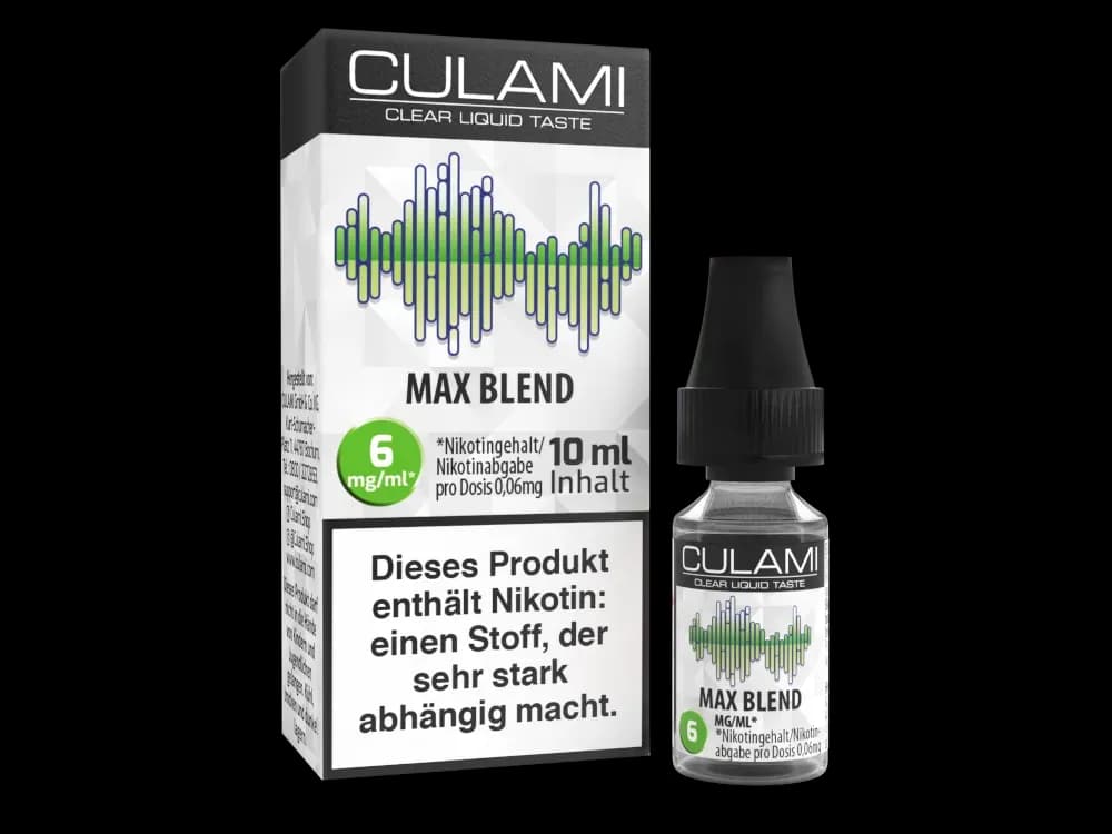 Culami - Liquids - Max Blend (Packung: 1er Packung / Geschmack: Max Blend / Stärke: 6 mg/ml) (895,00 EUR / liter)