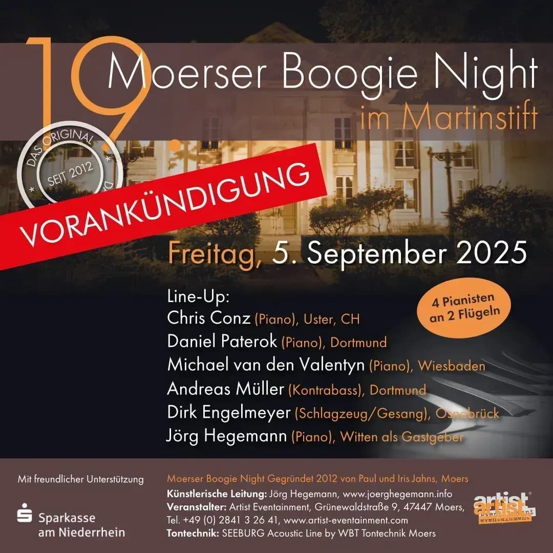 DIE Moerser Boogie Night - DAS Original seit 2012
