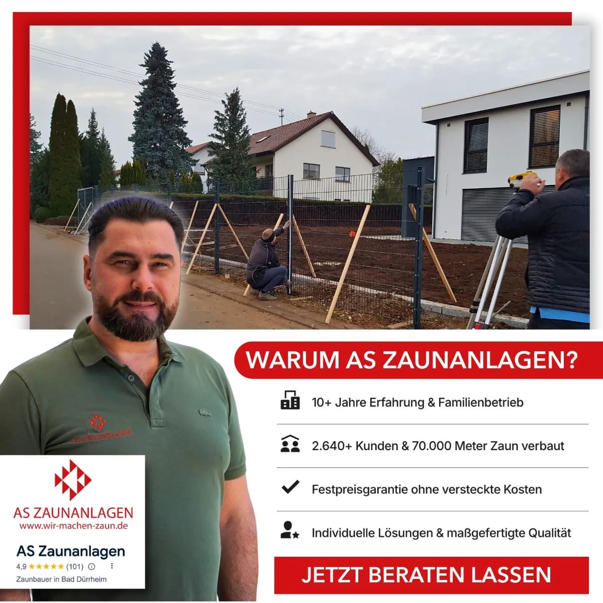 Doppelstabmattenzaun Zaun in Villingen kaufen