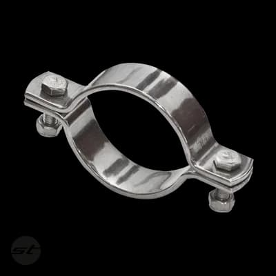 GL-Rohrschelle ohne Schaft metall blank V2A