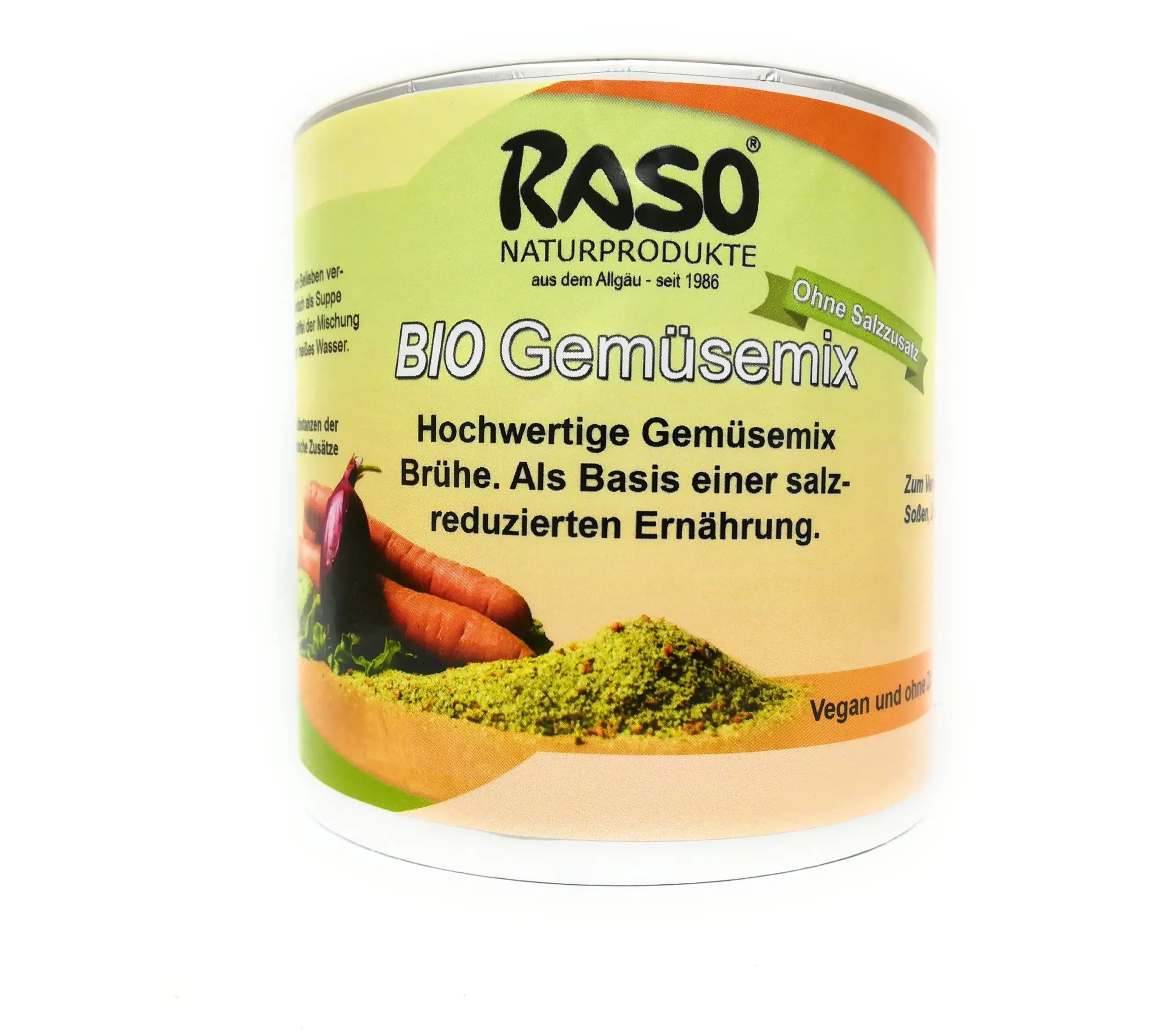 RASO BIO Gemüsemix ohne Salzzusatz