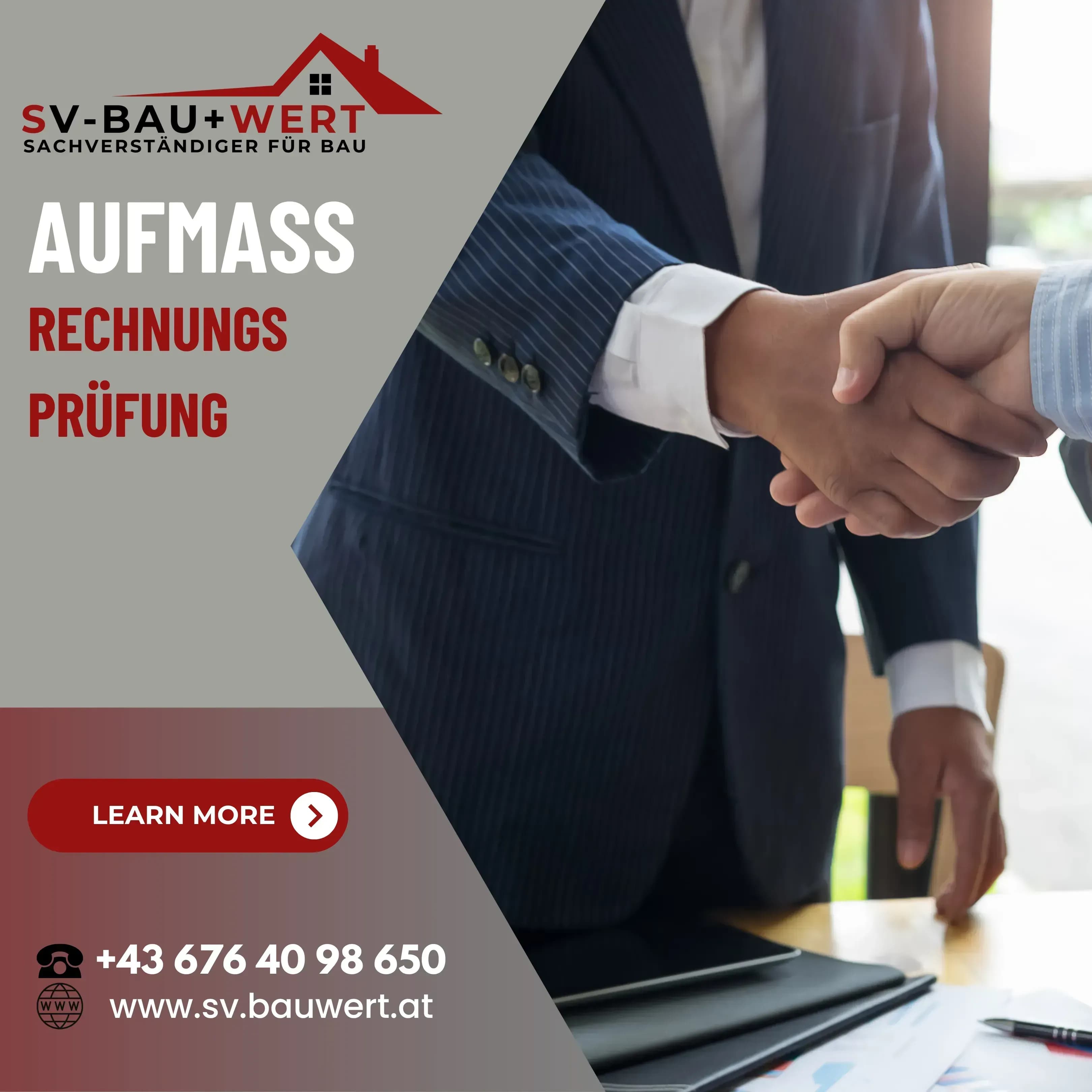 Aufmass-Rechnungs Prüfung 