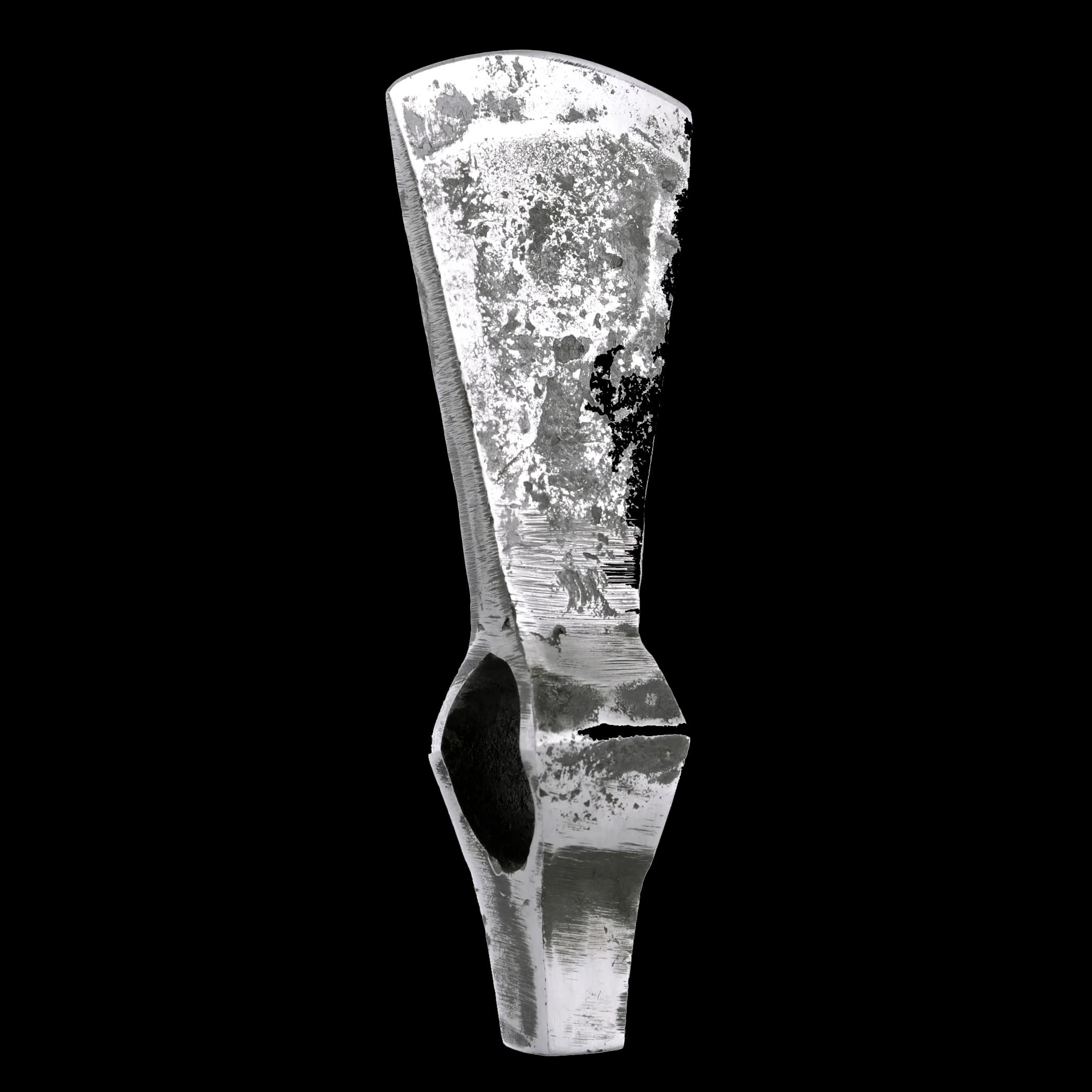 Frühmittelalterliche Hammerkopfaxt, stumpf, ca. 18cm, schaukampf
