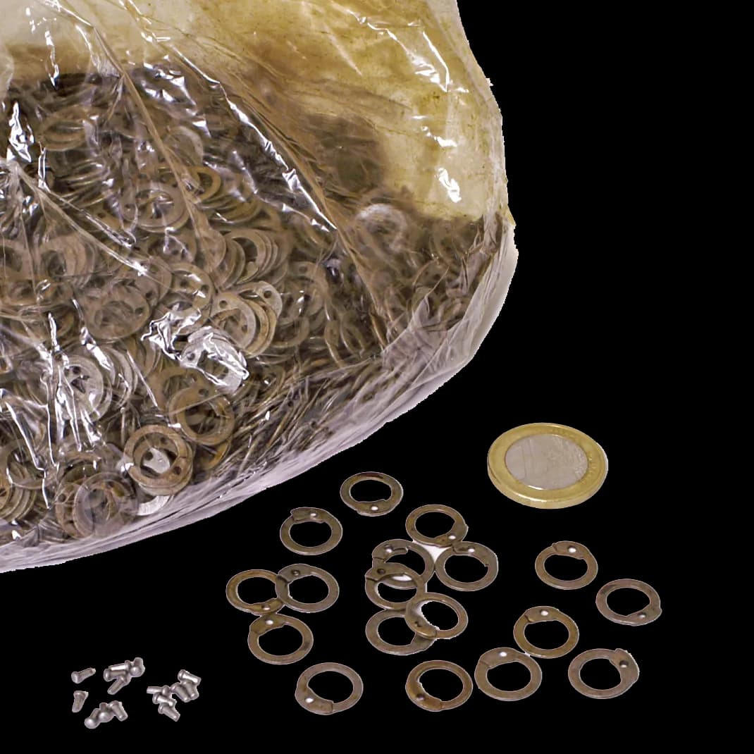 1kg Flache Kettenringe für Eigenbau von Kettengeflecht (FRN)