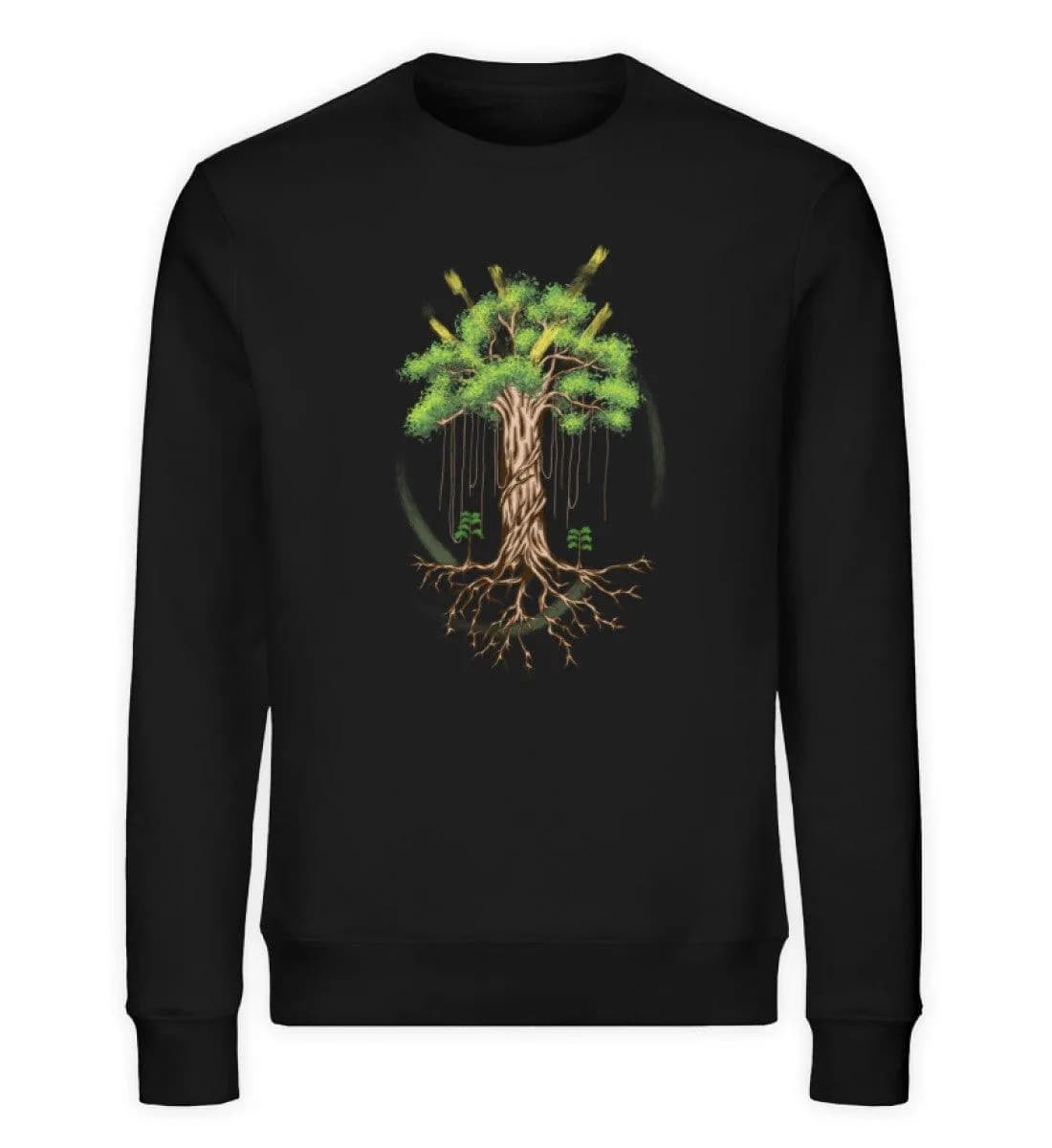 Big tree shining - Unisex Bio Sweatshirt