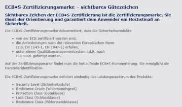 Schlüssel-Übergabesystem b&h highsecurity ECB