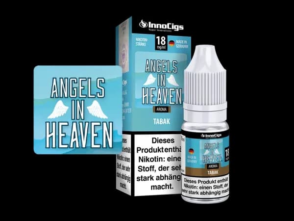 Angels in Heaven Tabak Aroma - Liquid für E-Zigaretten (Packung: 1er Packung / Stärke: 9 mg/ml) (895,00 EUR / liter)