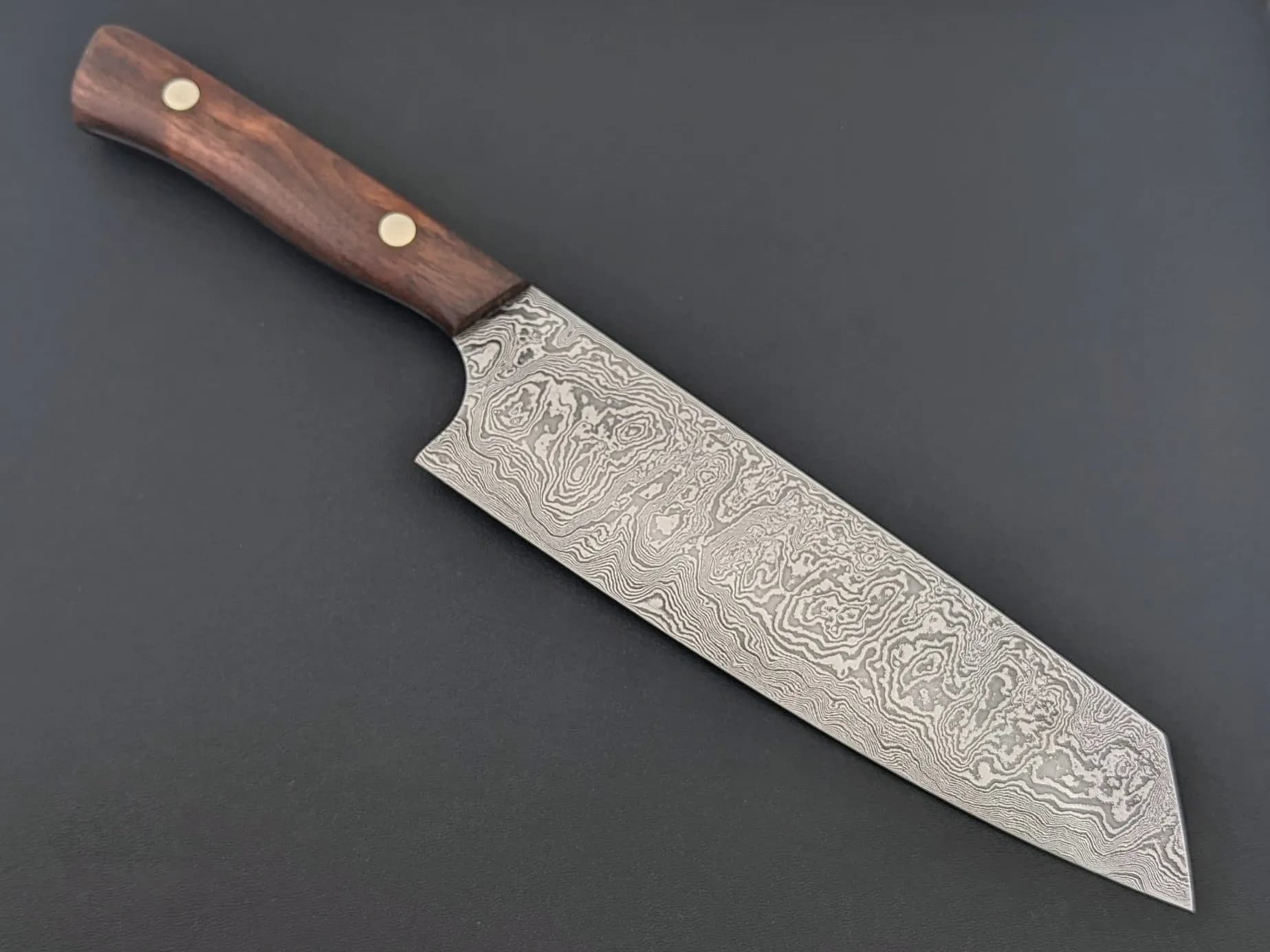 Damast Santoku 20cm (Wilder Damast - 180 Lagen)