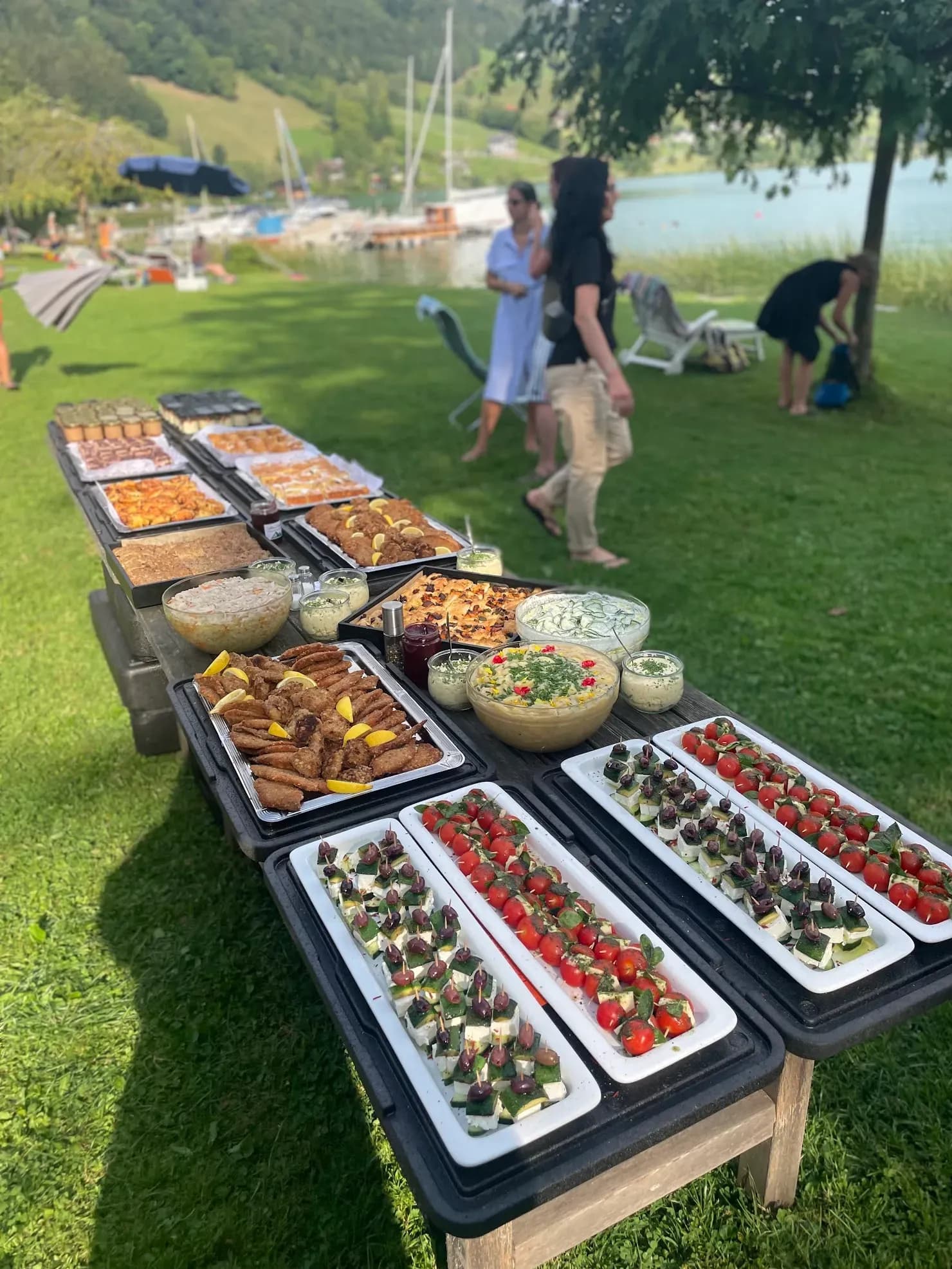 Outdoor-Teambuilding mit Catering bei Salzburg