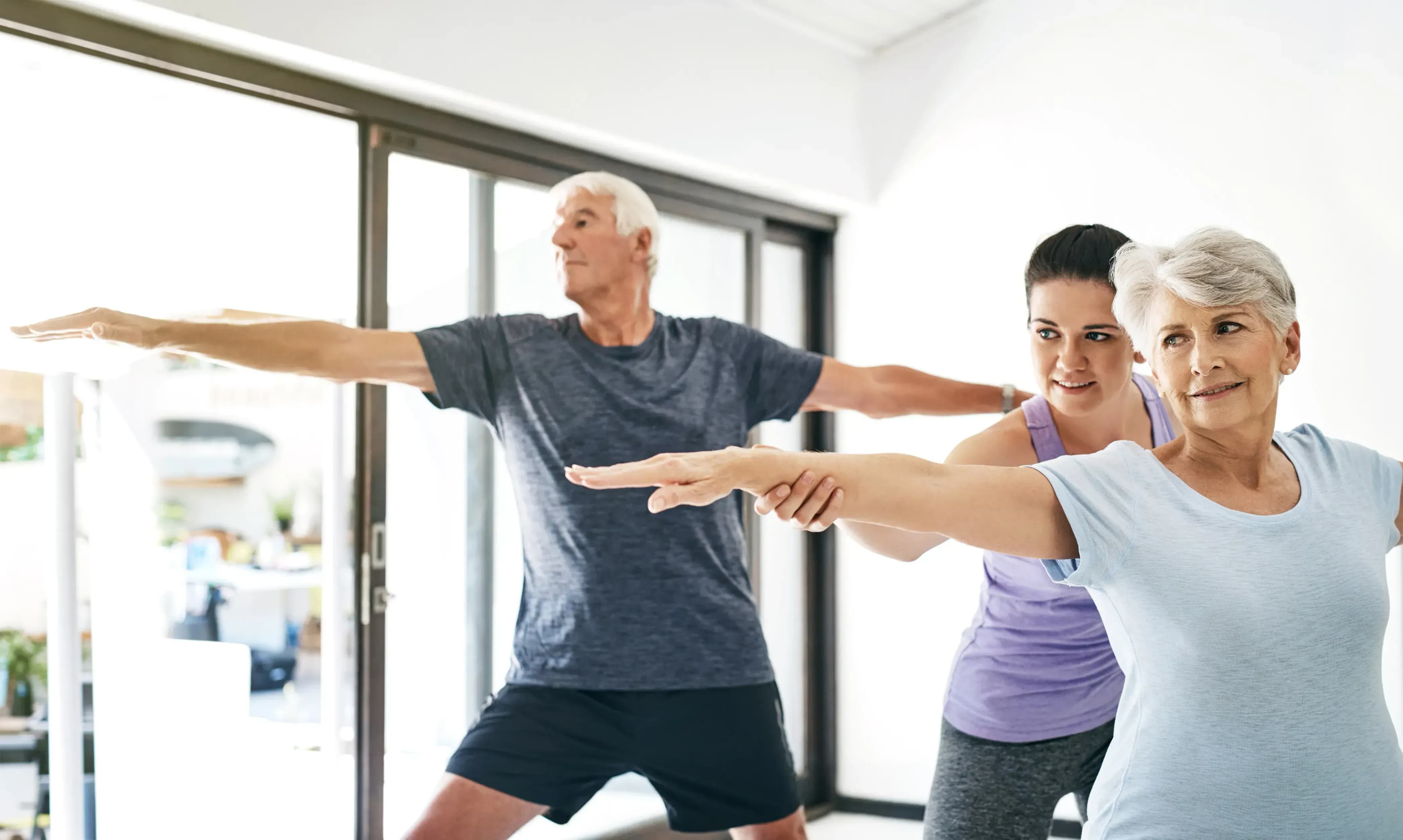 Rehasport mit Dehnübungen