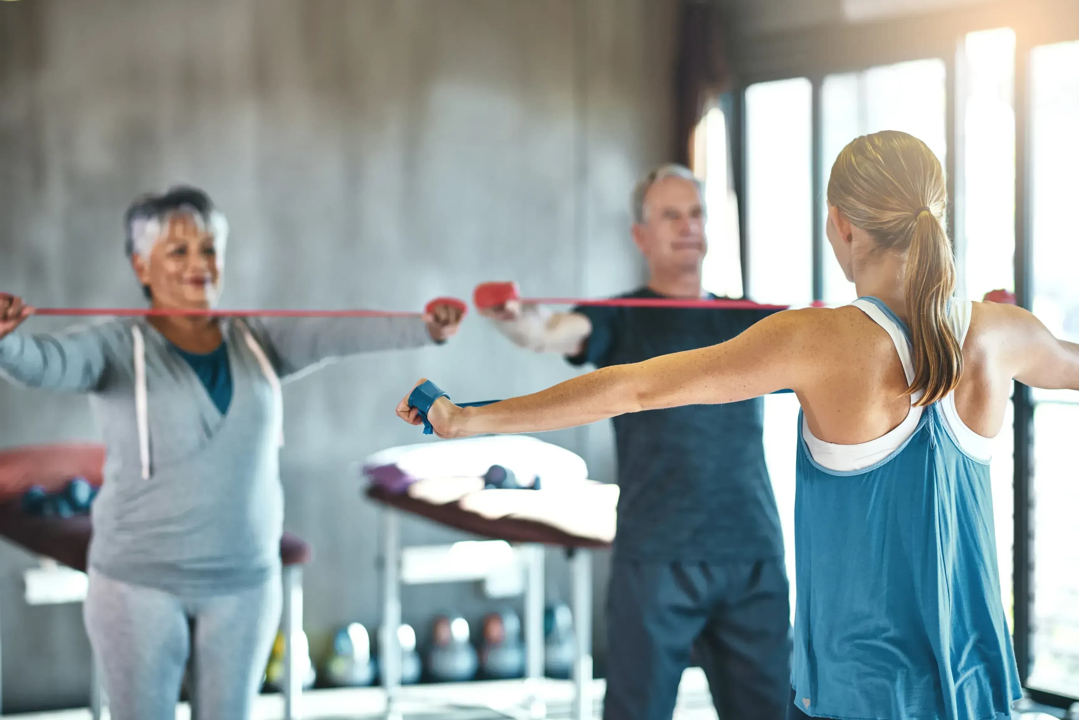 Rehasport mit älteren Personen