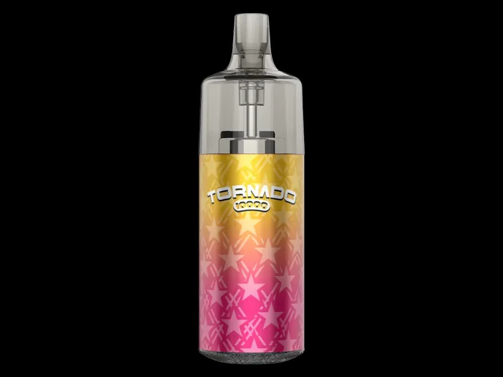 GOBAR - Tornado 10000 Einweg E-Zigarette (Packung: 1er Packung / Farbe: pink-gelb)