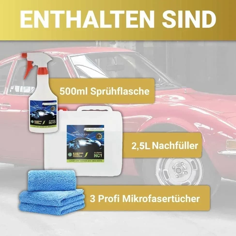 Lackschonende Reinigungsmittel für eine optimale Autopflege