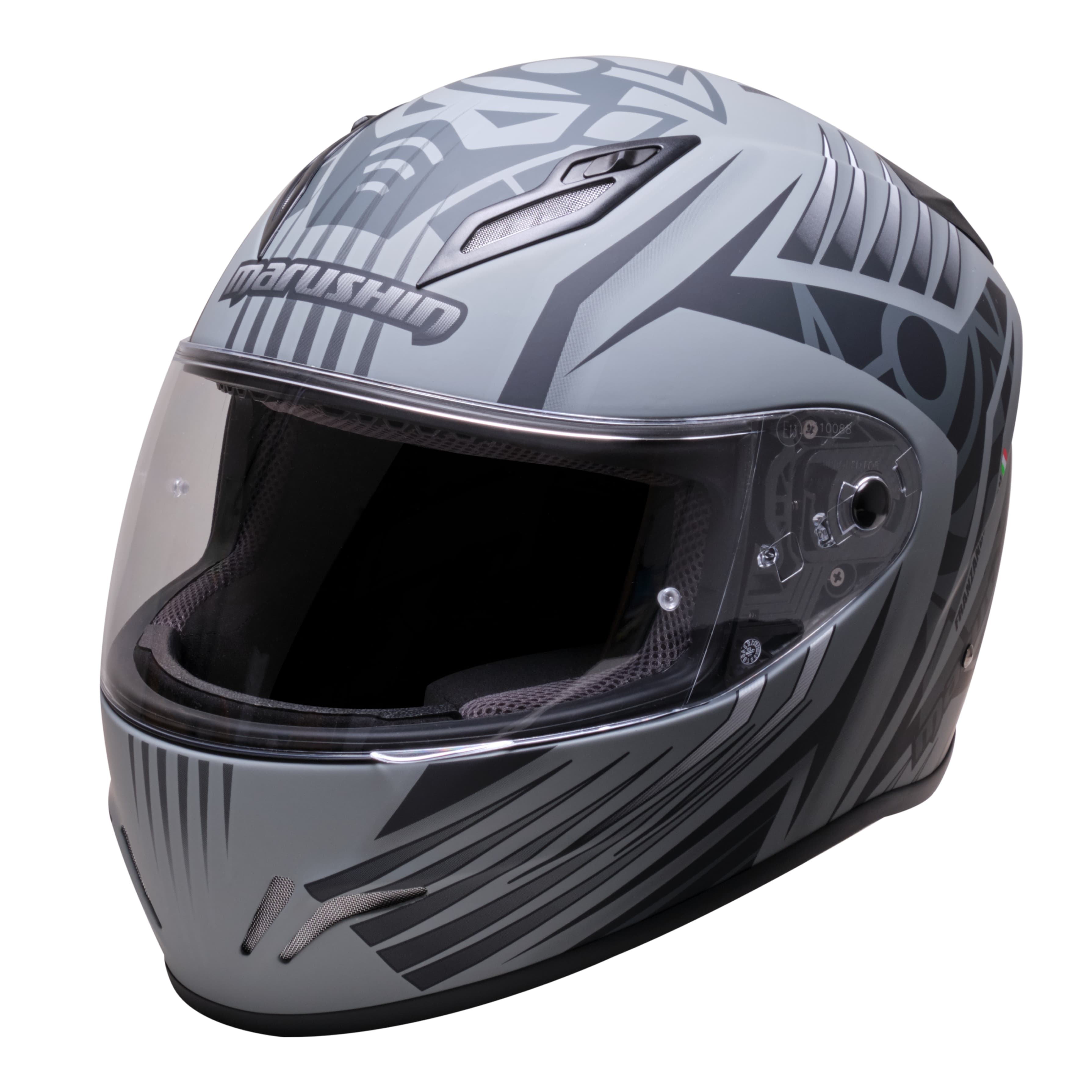 Marushin FullFace RS3, Samurai matt grey / black XL