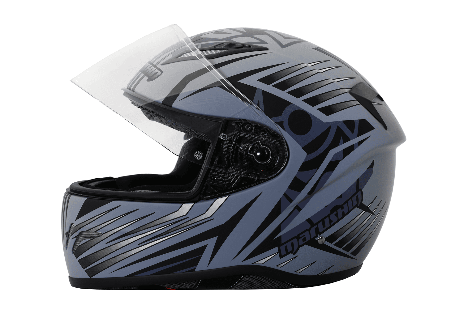 Marushin FullFace RS3, Samurai matt grey / black XL