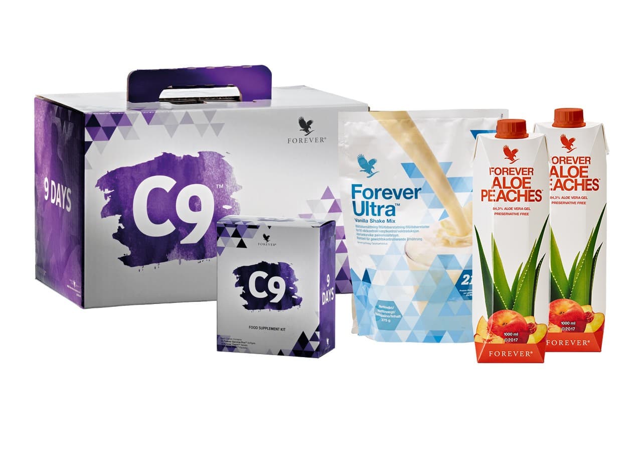 Sparpaket 3x C9 Peaches Vanilla - Set mit Shake/Drink und Inner Pack (629)