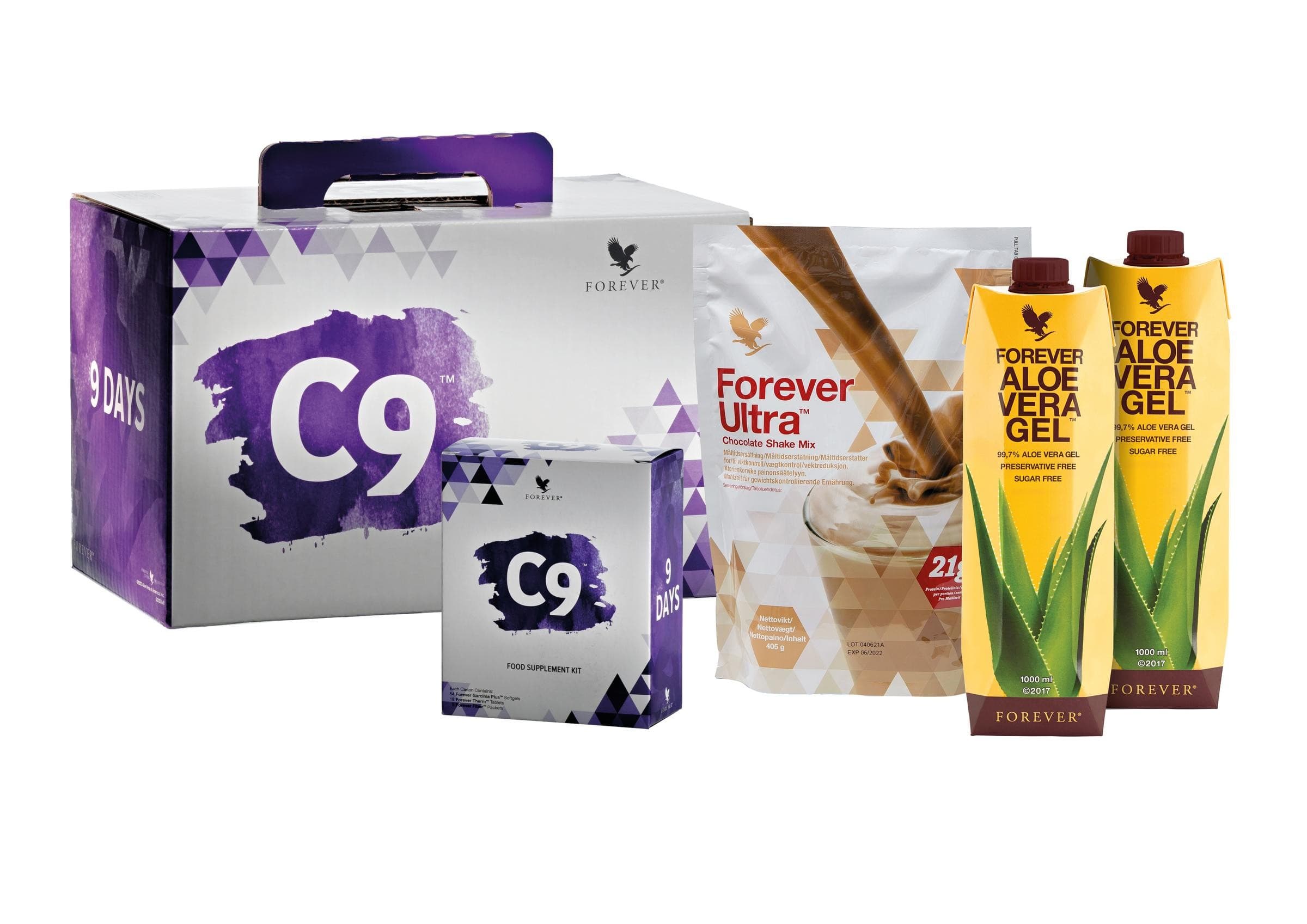 Sparpaket 3x C9 Chocolate - Set mit Shake/Drink und Inner Pack (476)