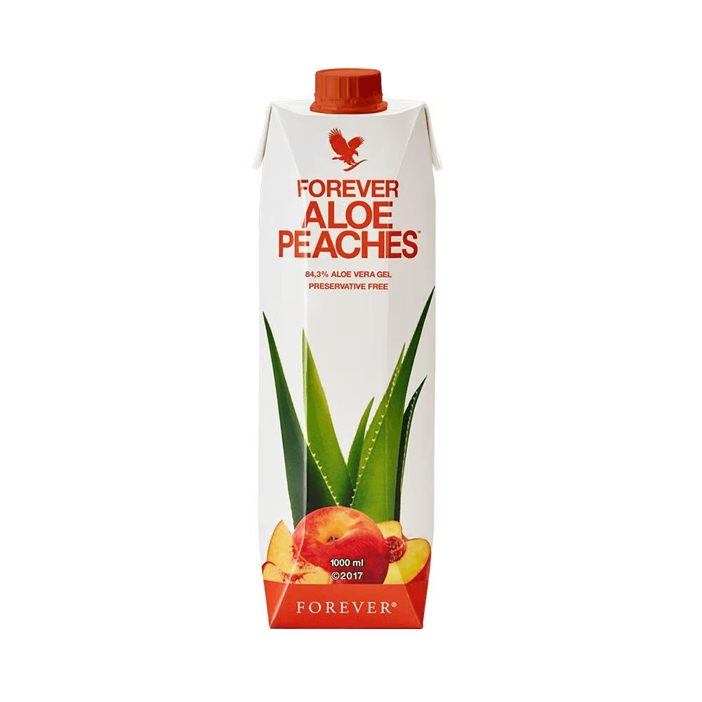 Fruchtig-frischer Aloe-Peaches-Drink - Forever Aloe Peaches Nectar (1 Liter) - (777)