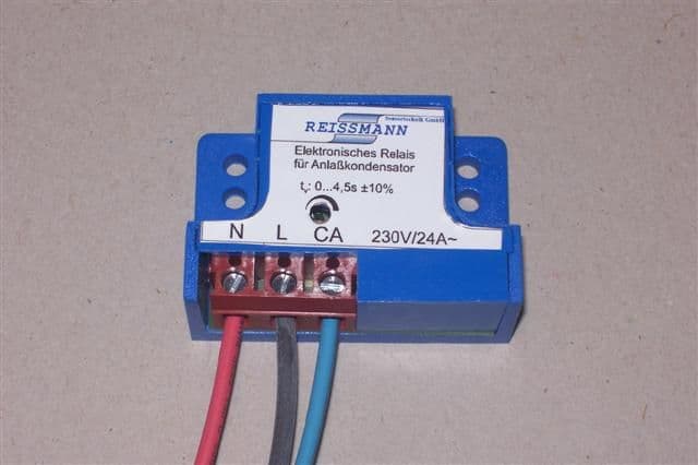 Elektronisches Relais für Anlaufkondensatoren