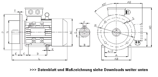 Drehstrommotor 4KW 3000Upm