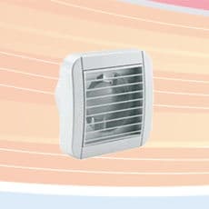 Kleinraumventilator mit Automatischer Verschlusskappe