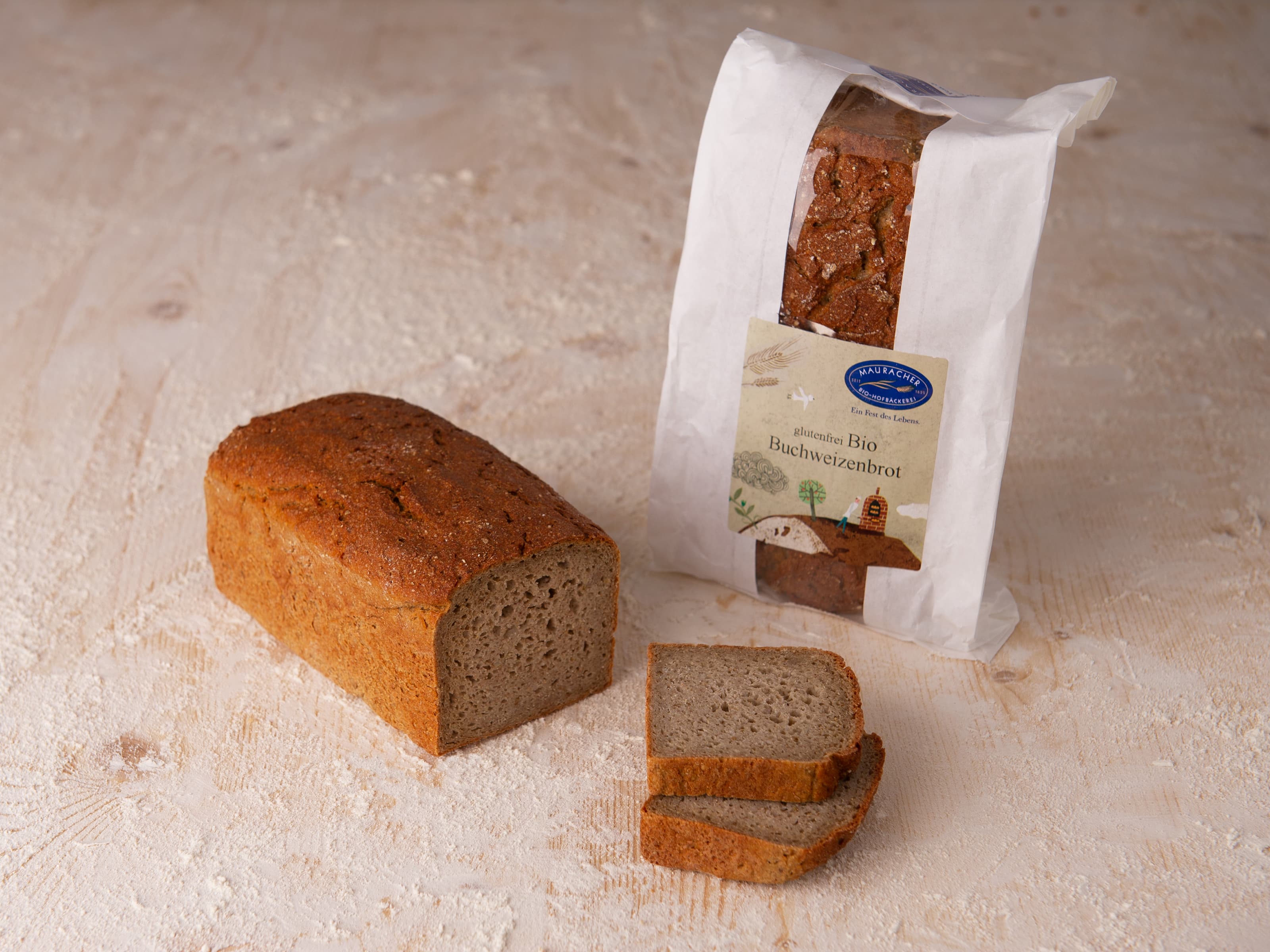 Buchweizenbrot glutenfrei 600g