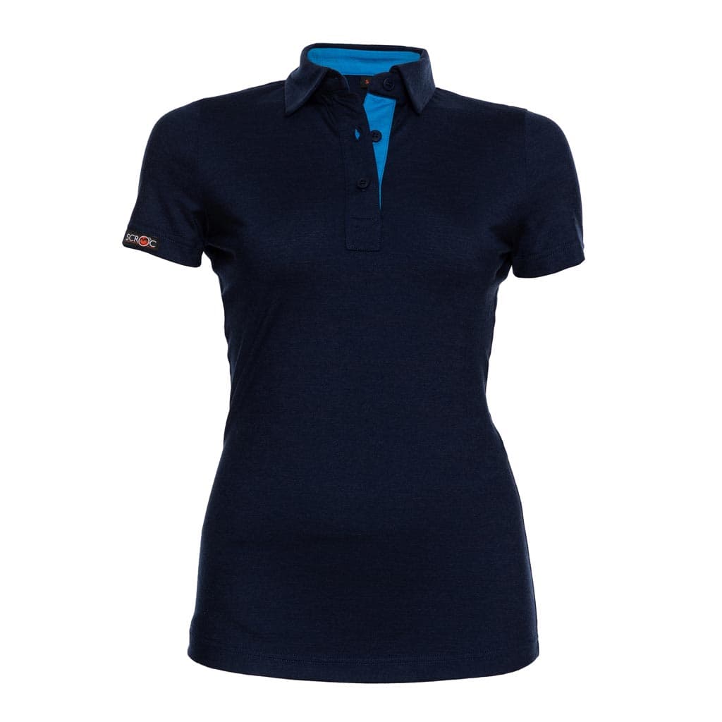 sMerino 160 Polo Solida w Dunkelblau L
