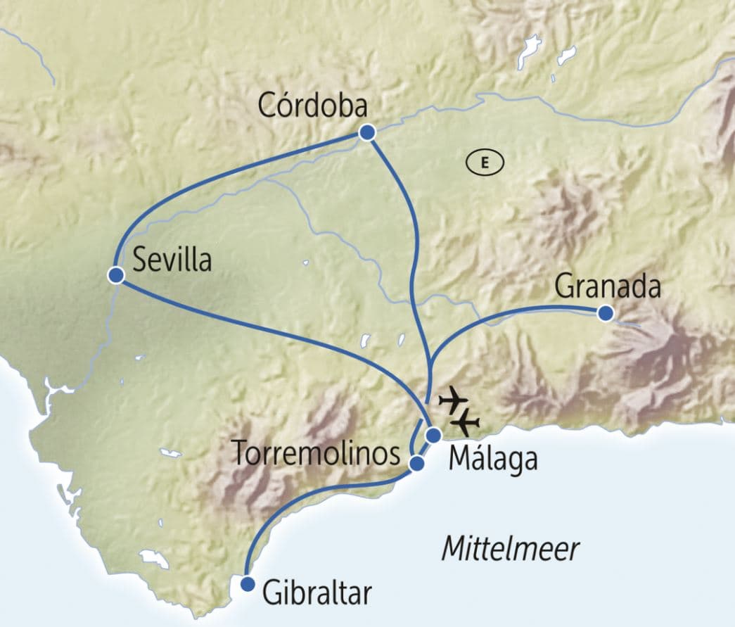 Rundreise Andalusien