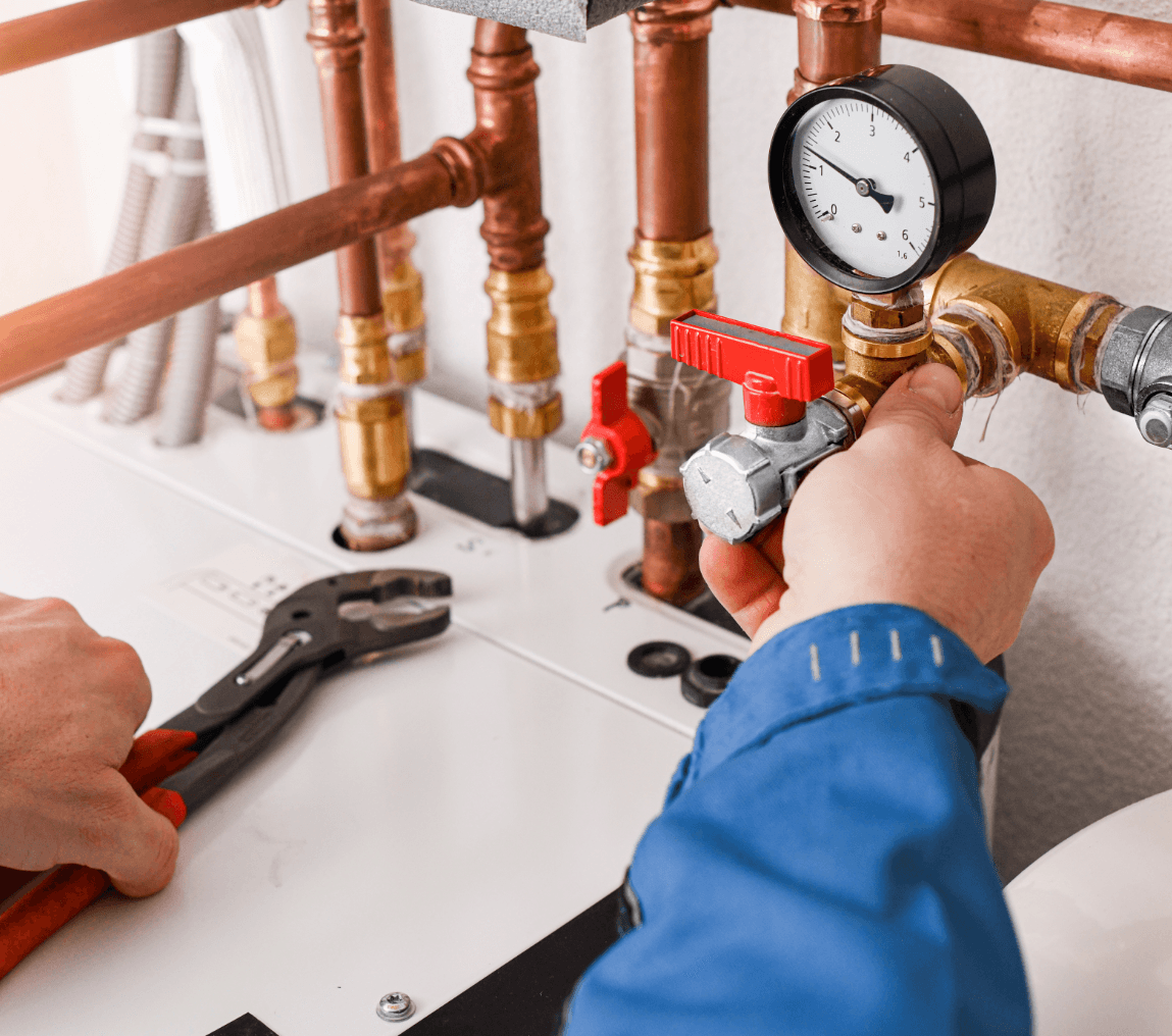 Gasleitungsinstallation