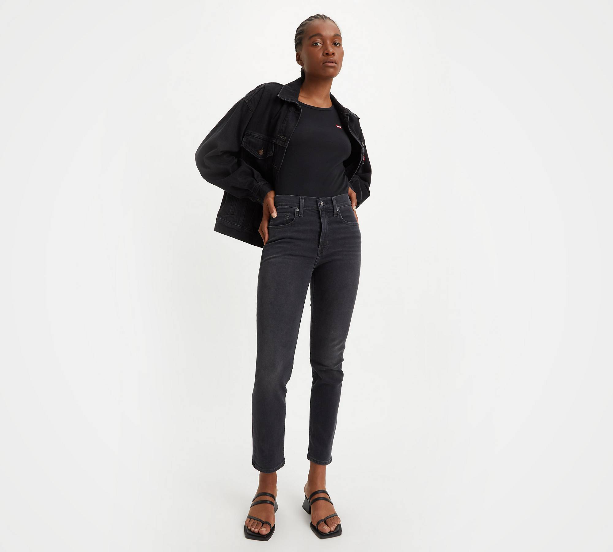 724 Straight Jeans mit hohem Bund