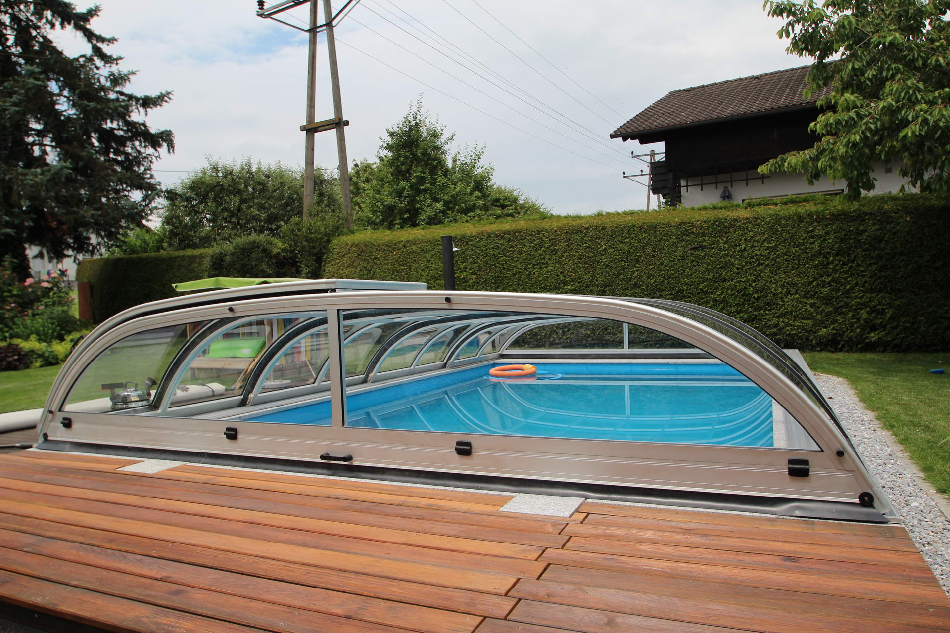 Poolüberdachung Abverkauf