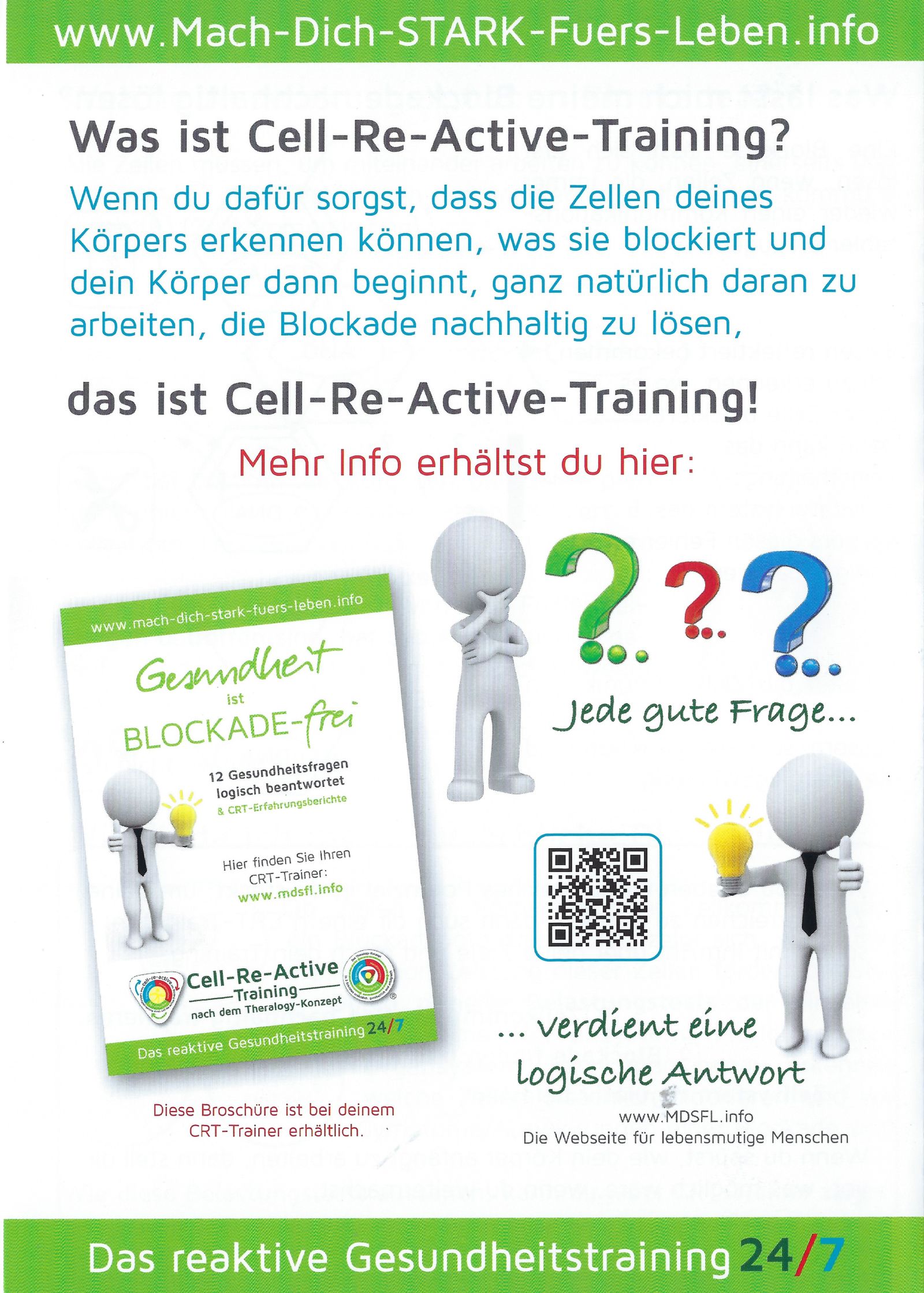 Blockaden lösen mit Cell-Re-Active-Training Linz