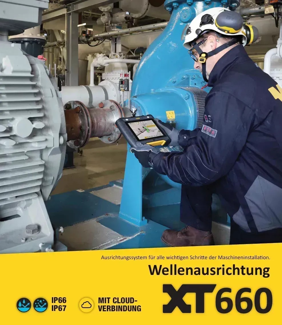 Easy-Laser Wellenausrichtung für großer Maschinen