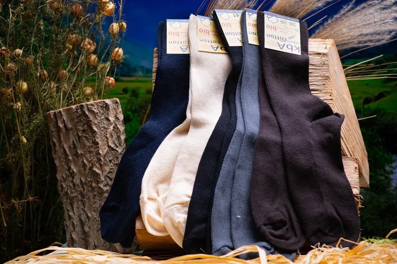 Business-Socken aus dünner Baumwolle