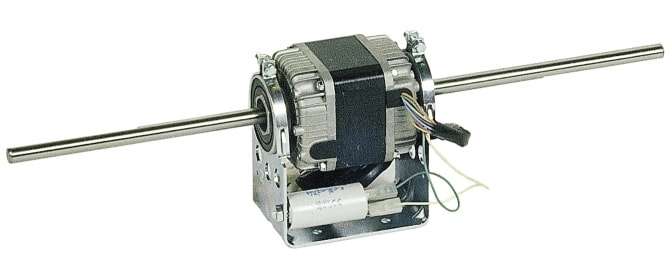 Gebläsemotor mit 2 Wellen (550mm)