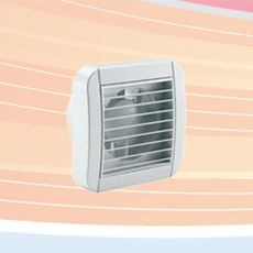 Kleinraumventilator mit Automatischer Verschlusskappe