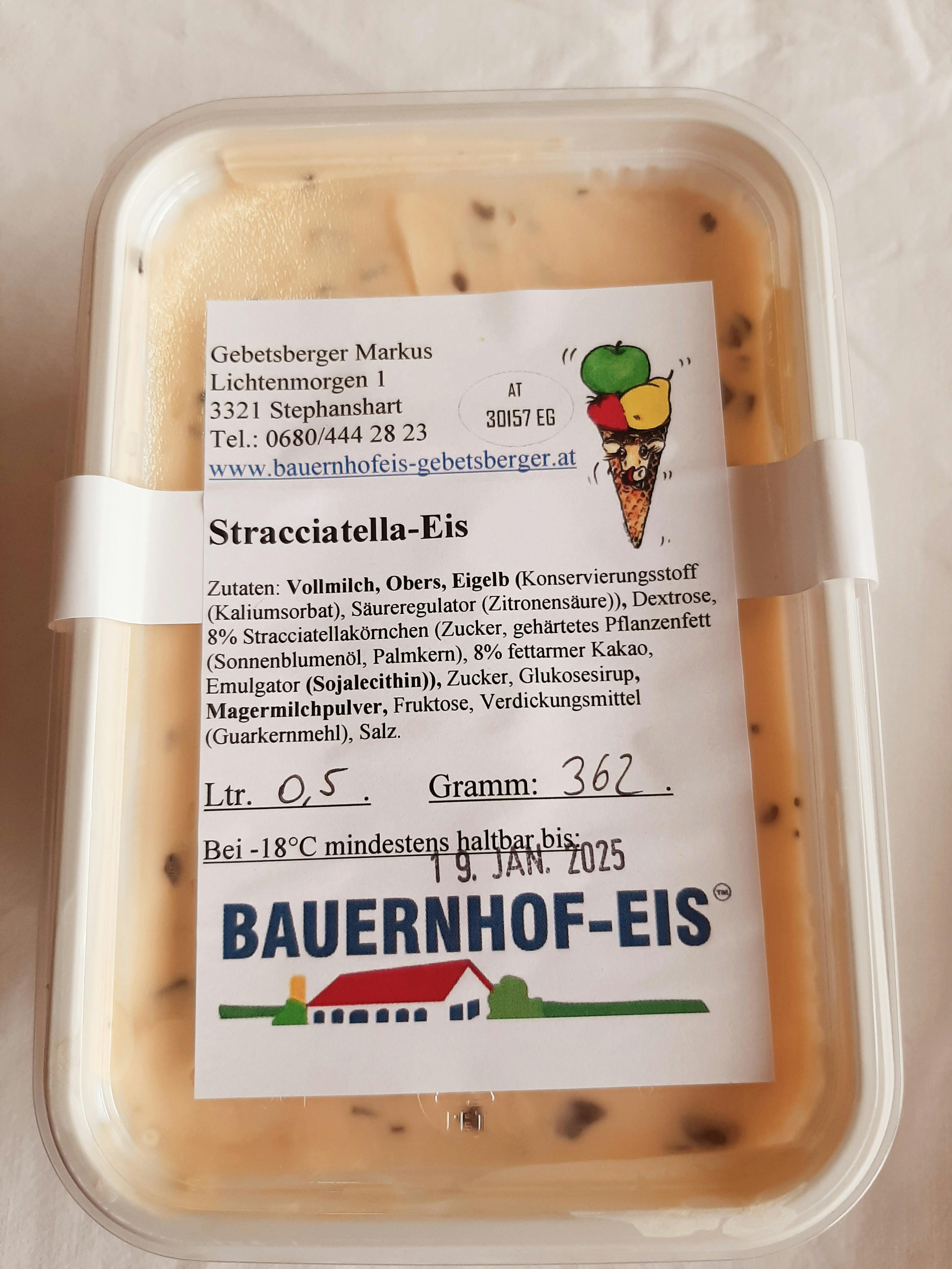 Bauernhofeis - Stracciatella 