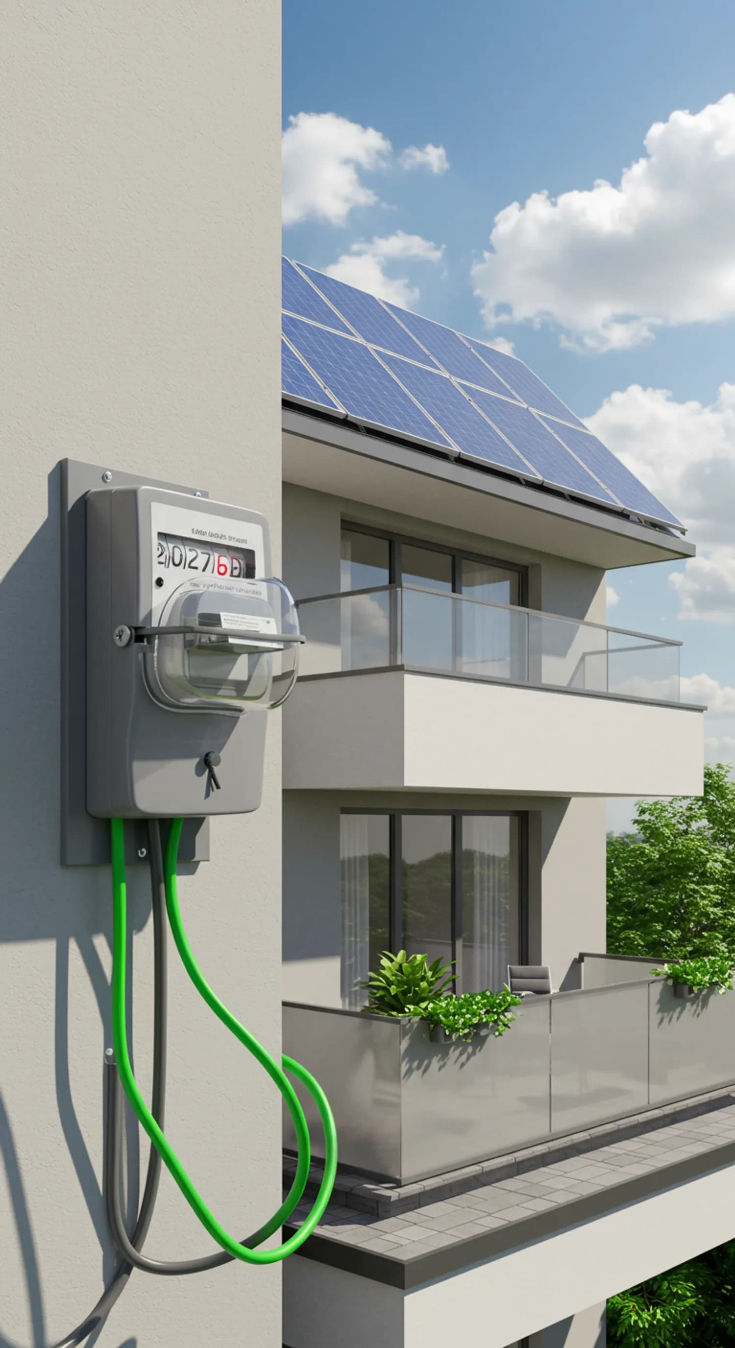 Balkonkraftwerk: Was passiert mit ungenutztem Strom? banner