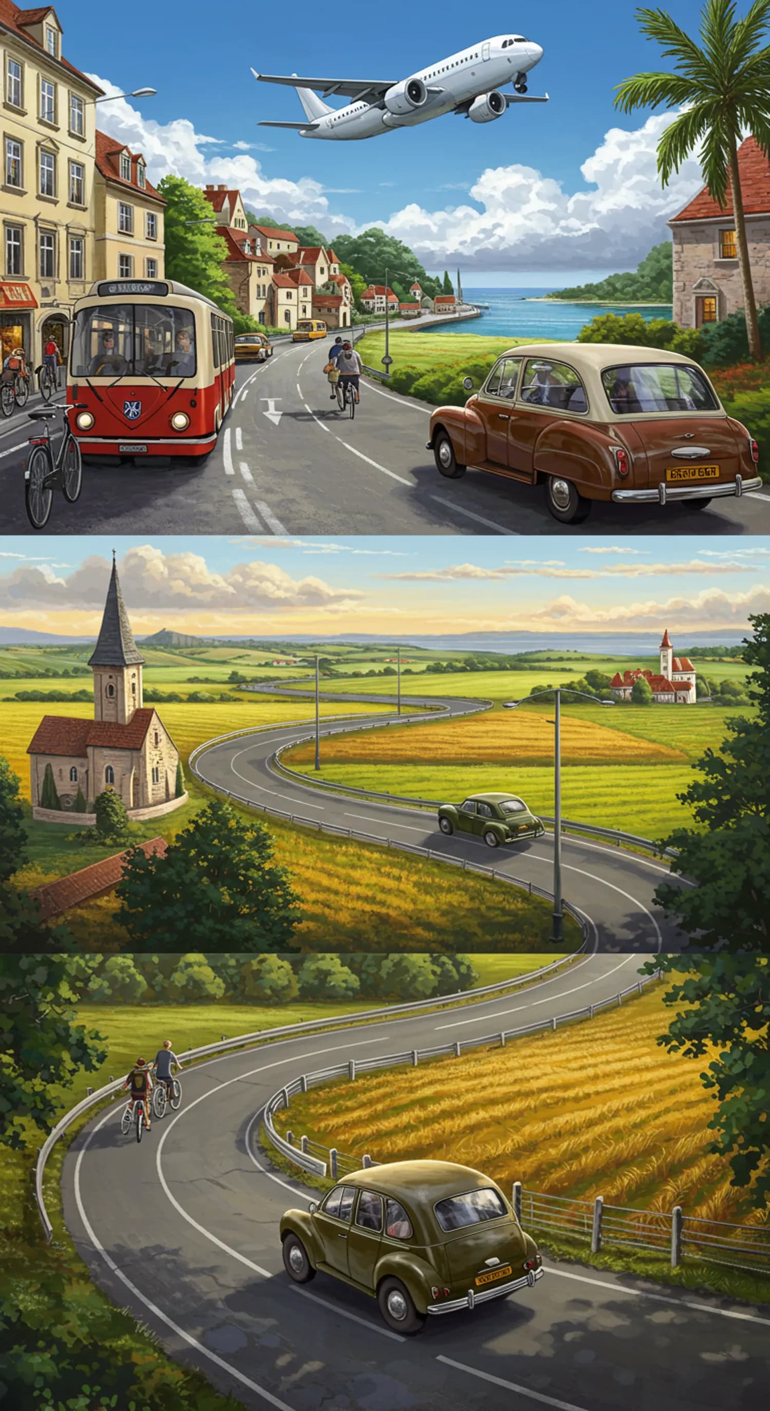 Die besten Transportmittel für Stadt, Land und Reise banner