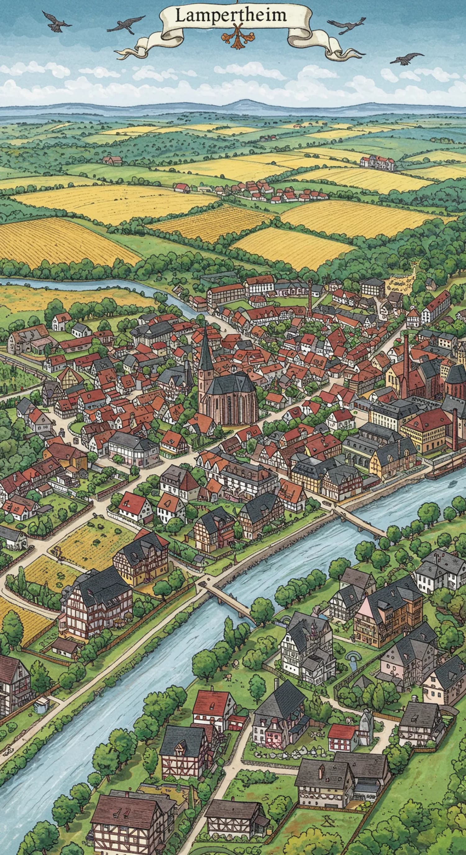 Einwohner Lampertheim - So hat sich die Stadt entwickelt banner